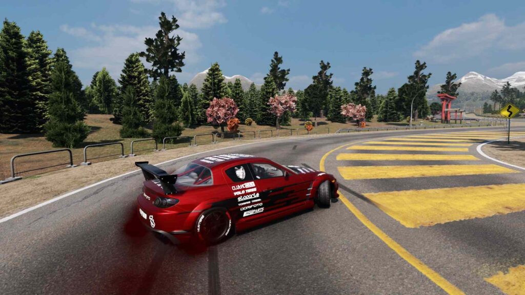 Mazda RX8 drift racing